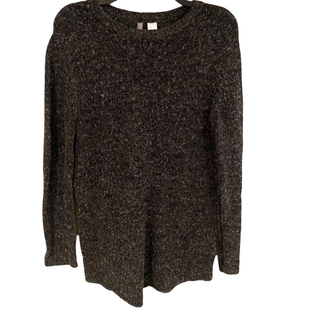 Divided Black Sweater. Size S